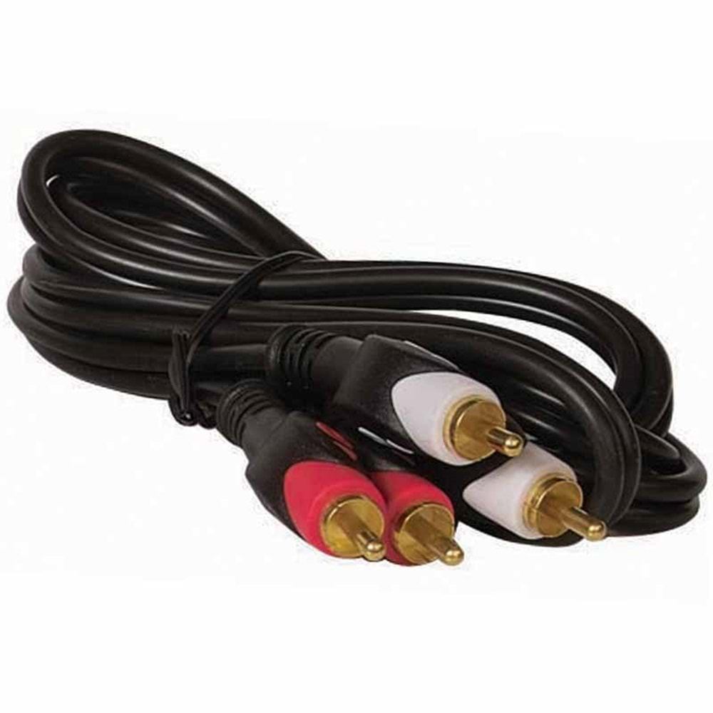 2 RCA + 2 RCA GOLD KABLO 1.5 METRE 1.KALİTE POWERMASTER