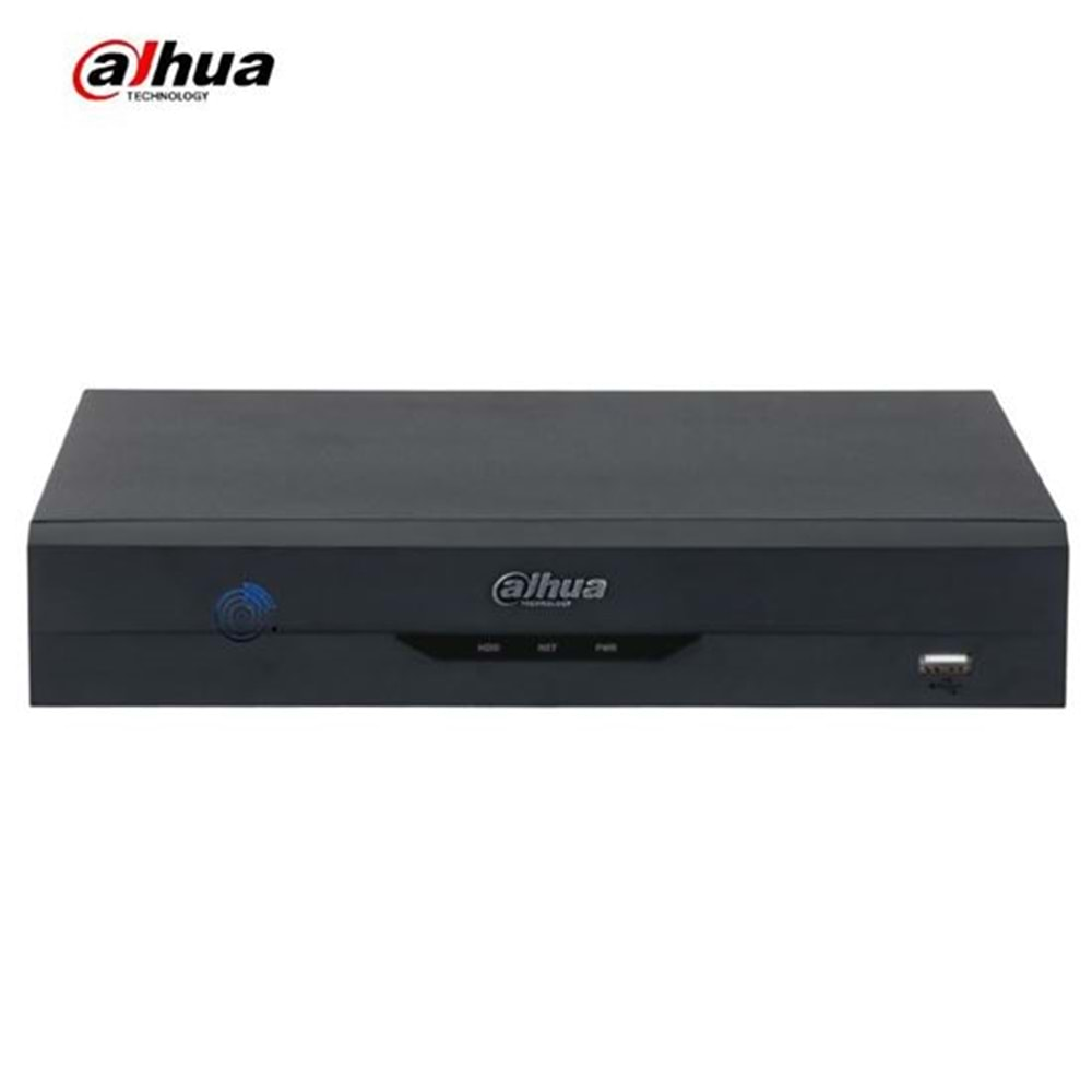 DAHUA NVR2104HS-T 4 KANAL H.265 NVR, 1x8TB SATA HDD Desteği 1x HDMI, 1x VGA, 2x USB, 1x RJ45 port