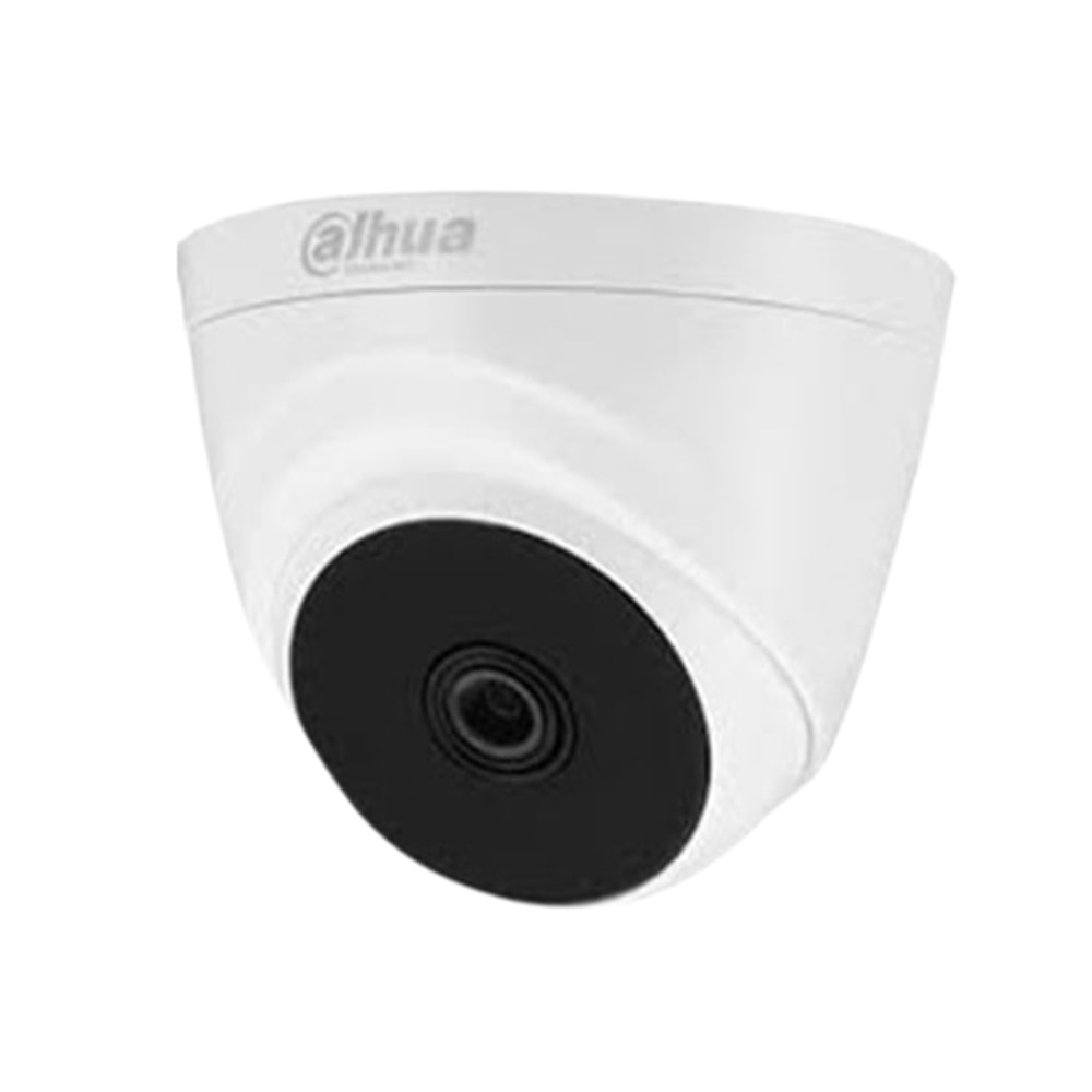 DAHUA (HAC-T1A21-0360B-DIP) 1/2.7 CMOS 2MP 3.6MM LENS 1080P HDCVI 4IN1 PLASTİK IR DOME KAM.-20MT