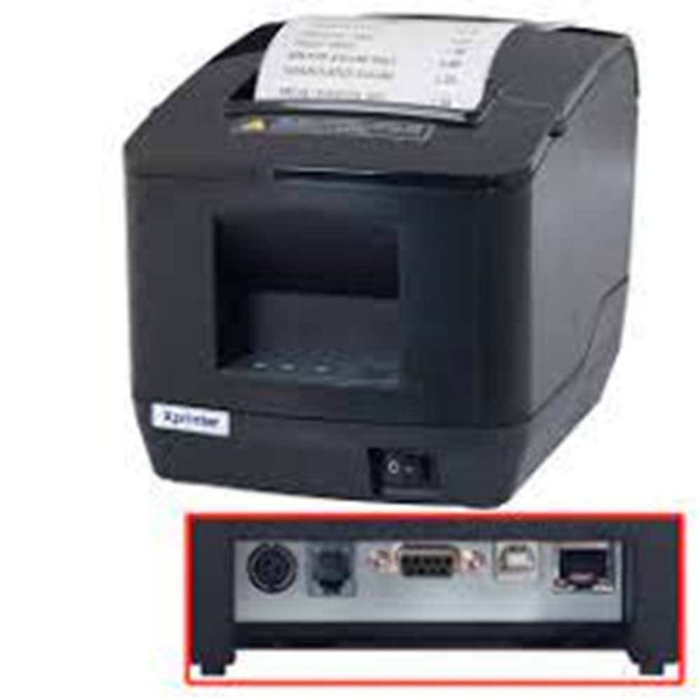 XPRINTER (XP-Q900) TERMAL - KESİCİLİ FİŞ-POS YAZICI (SERİ+USB+LAN)