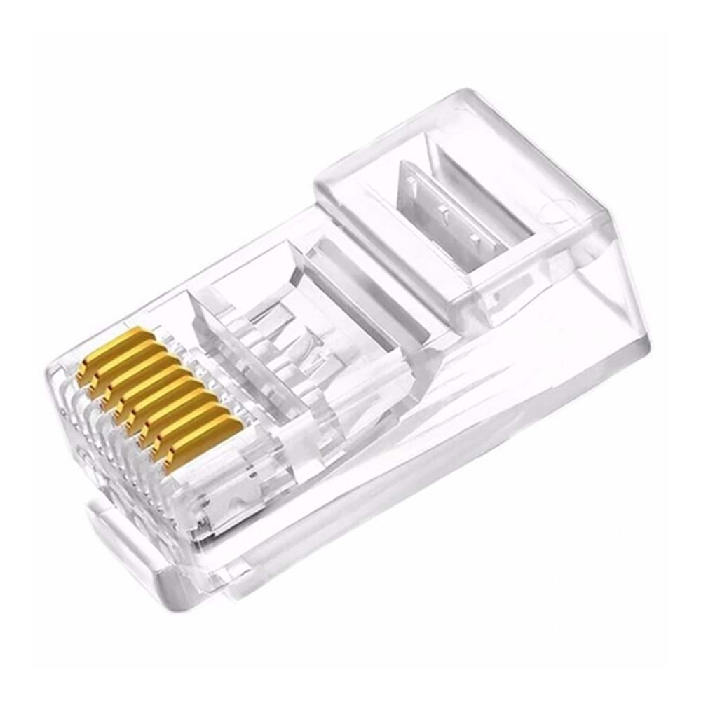 POWERMASTER PM-18439 EZ RJ45 CAT5/CAT6 AÇIK UÇLU SOKET 8P/8C ELEKTROMER (100LÜK PAKET)