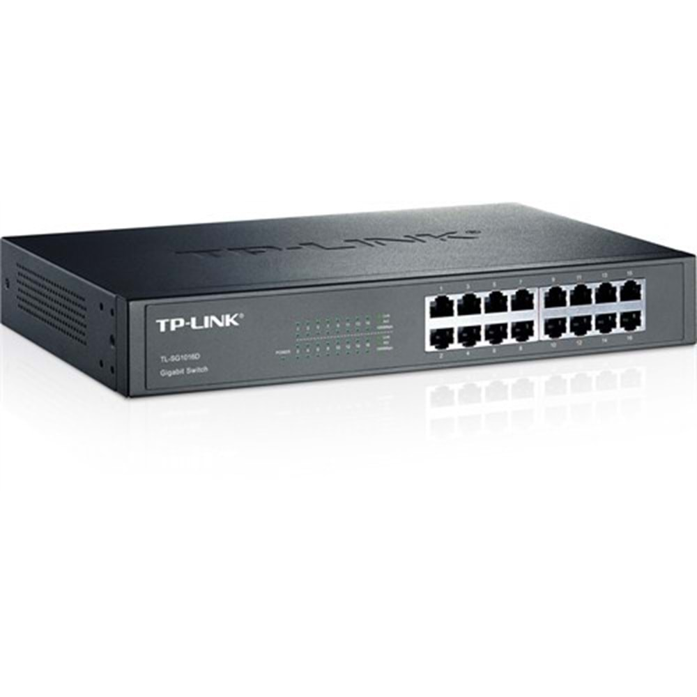 TP-LINK SG1016D 16 PORT 10/100/1000 GIGABIT Desktop/Rackmount SWITCH HUB