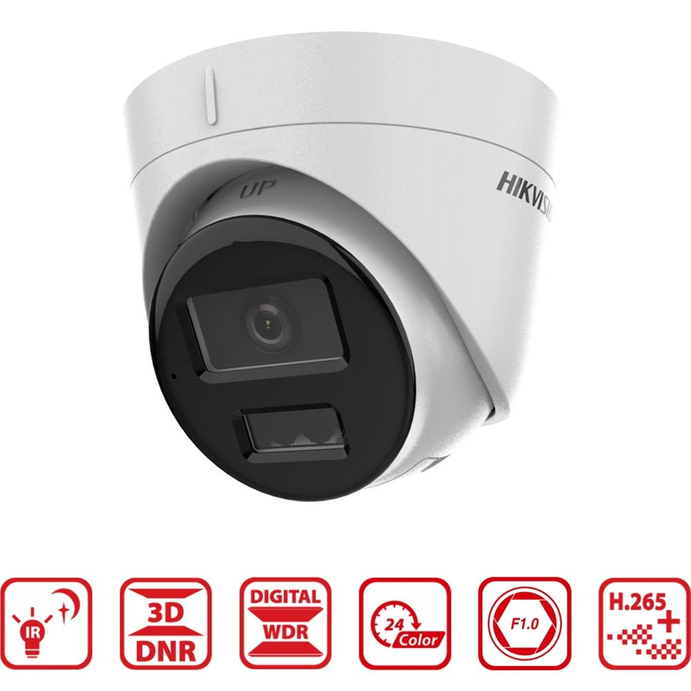 Hikvision DS-2CD1323G2-LIUF SmartLight 2 MP 2.8mm IP IR Dome Güvenlik Kamerası