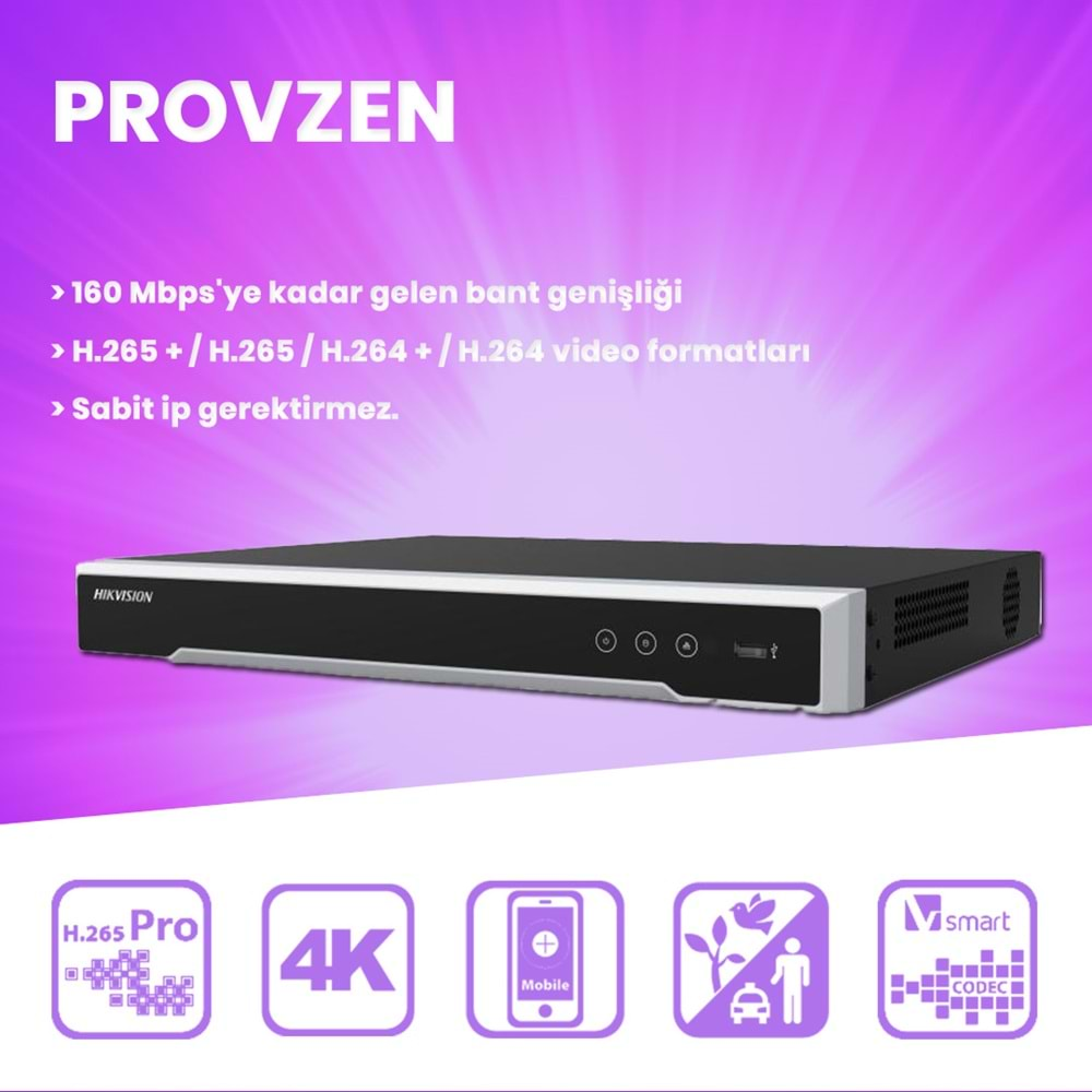 PROVZEN HIKVISION 13 KAMERALI İP KAMERA SETİ 1080P MİKROFONLU