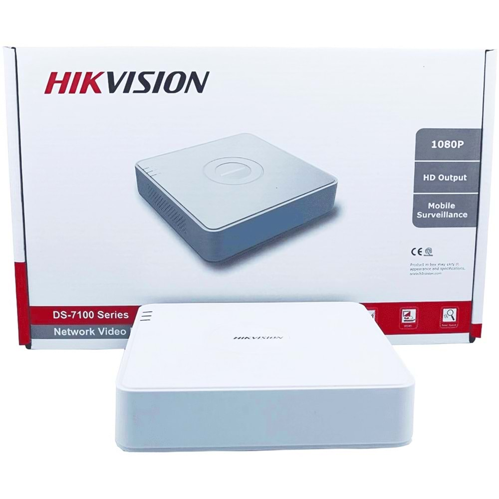 Hikvision DS-7108HGHI-K1 8 Kanal 1080p H.265 Pro+ DVR Kayıt Cihazı