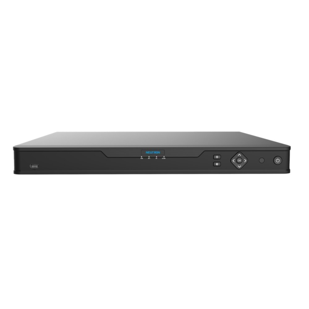 NEUTRON NVR304-16E-B 16 Kanal 4K 4 HDD'li NVR Ultra 265, H.265, H.264