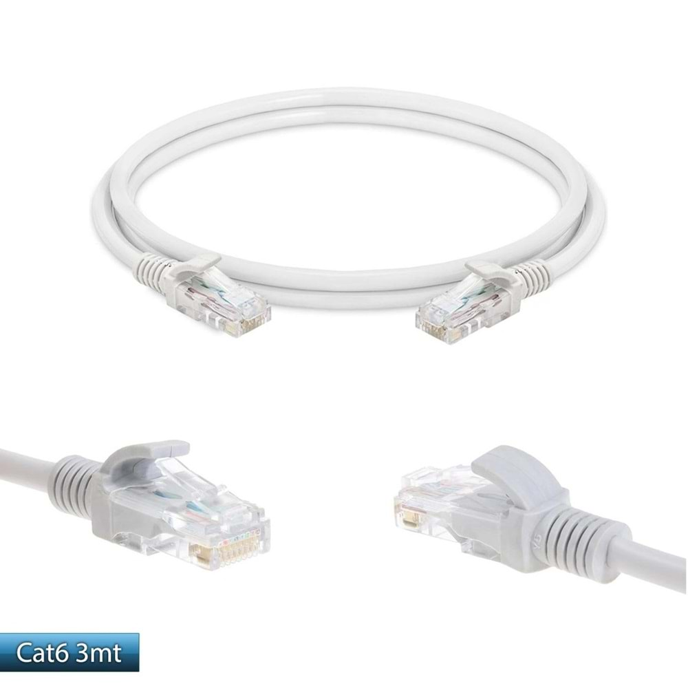 CAT6 FX-3MT CAT6 3 MT PATCH NETWORK ETHERNET