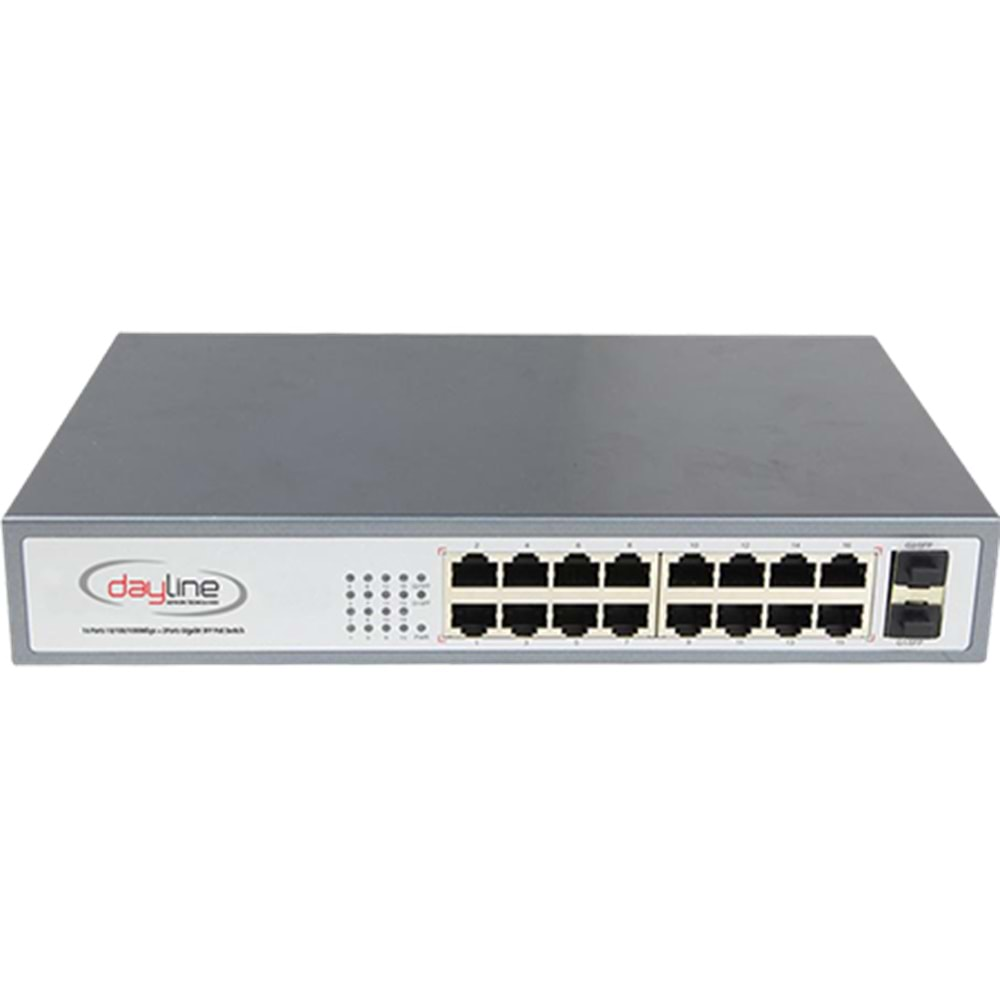 24PORT POE +2SFP 2UPLİNLK 440W SWİTCH (SWP-POE33016PFB)