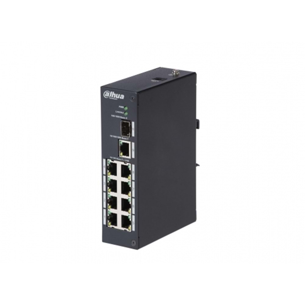 DAHUA PFS3110-8P-96 8 Kanal PoE Switch ( 8FE PoE +1 GE + 1GE SFP )