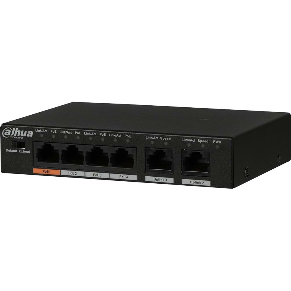 DAHUA PFS3006-4ET-60 4-Port Hızlı Ethernet Poe Switch