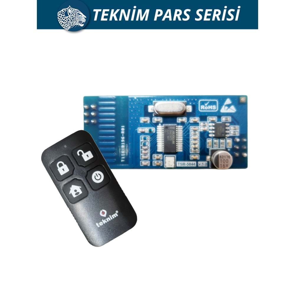 TSC-5717 KUMANDA ALICI MODÜL VE KUMANDA (TSK SERİSİ KEYPADLER İÇİN)