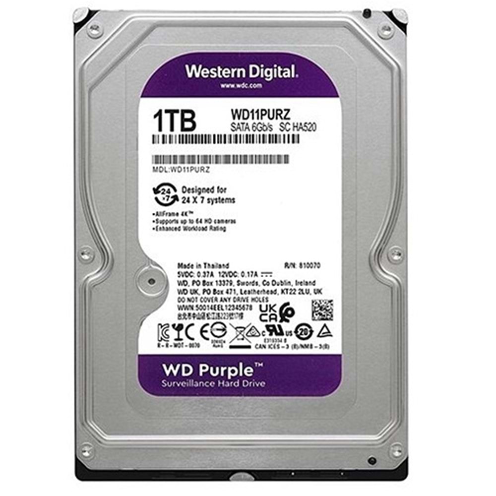 Western Digital Purple 1TB 3.5