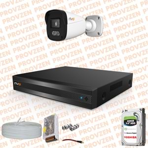 Provzen Rivo 1 Kameralı Full HD ColorVu & Ses Kayıtlı Güvenlik Kamerası