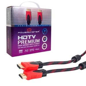 HDMI KABLO 15 METRE ÖRGÜLÜ KUTULU POWERMASTER (1.4 V - 3D)