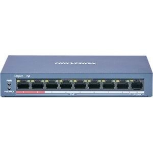 Hikvision DS-3E0109P-E/M(B) 8 x 100Mbps PoE Port + 1 × 100 Mbps Ethernet port SWITCH HUB