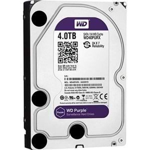 WD WESTERN DIGITAL 4 TB 3.5 WD WD40PURX 7/24 SURVEİLLANCE HDD INTELLIPOWER SATA 64MB