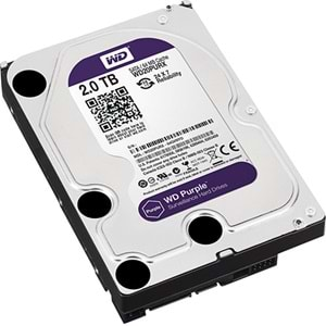 2 TB WESTERNDIJITAL WD20PURX Purple 7X24 3.5 inç 5400 Rpm 64MB SATA HARDDİSK 2TB/HDD 7/24