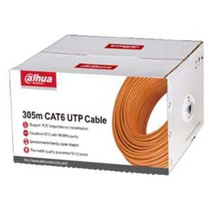 DAHUA PFM920I-6UN-C 305m UTP CAT6 Kablo 305 Metre Bakır CAT6