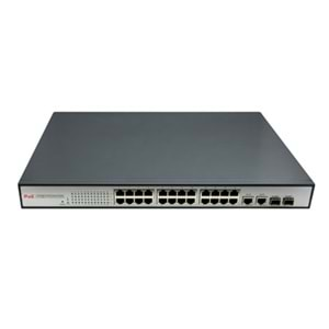 24PORT POE +2SFP 2UPLİNK 440W SWİTCH YÖN.(SWP-POE31024PFM)