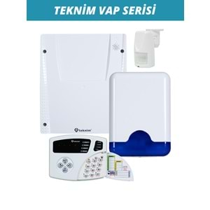 TEKNİM SET VAP-404PT PSTN Lİ ALARM SETİ (AKÜ HARİÇ)