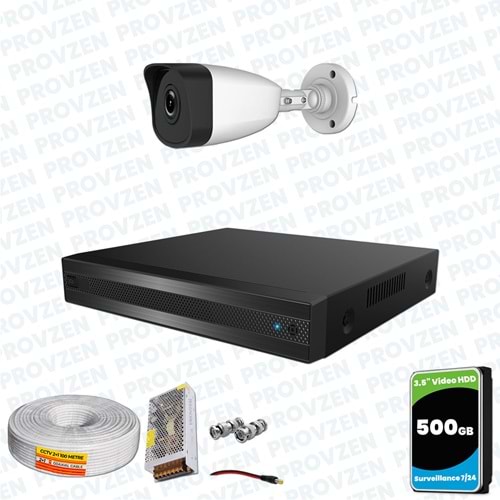 Provzen RV HiLook 1 Kameralı Full HD Geniş Açı Güvenlik Kamerası