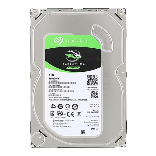 SEAGATE BARRACUDA COMPUTE ST1000DM010 7200rpm 1 TB HDD