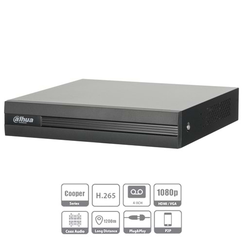 Dahua XVR1B08-I 8 Kanal 1080p Full HD HDCVI DVR Kayıt Cihazı