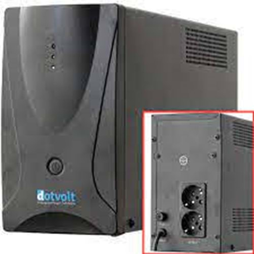 DOTVOLT (VOLT-LN-2000VA) 2000VA LED AUTO RESTART LINEINTERACTIVE GÜÇ KAYNAĞI-UPS (2x12V 9AH-15 DAK.)