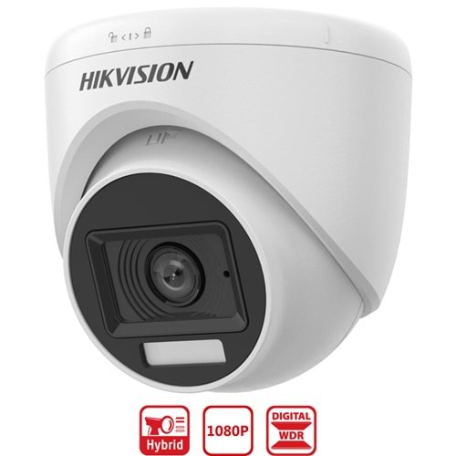 Hikvision DS-2CE76D0T-EXLPF 2 MP 2.8mm IR AHD Dome Güvenlik Kameras