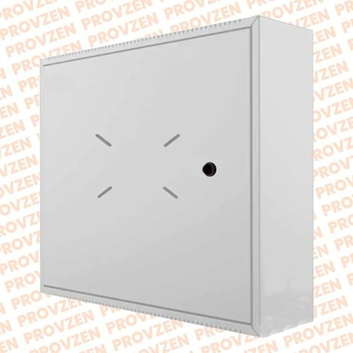 PROVZEN 19 İnç Beyaz DVR Monitör Kabini - 548x450x170mm, Metal Kasa, Kilitli, Hava Akışlı