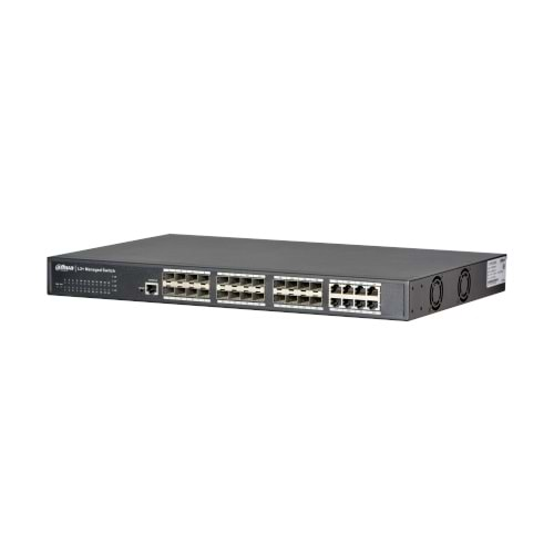 DAHUA PFS5924-24X 24 Kanal L3 Gigabit Yönetilebilir Switch - 16GE SFB + 8GE SFP ( Combo)