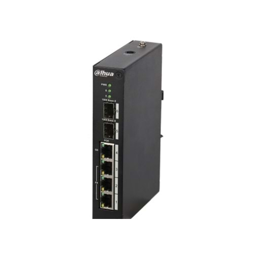 DAHUA PFS3206-4P-120 4 Kanal PoE Switch ( 3FE PoE +1GE PoE +2GE SFP )