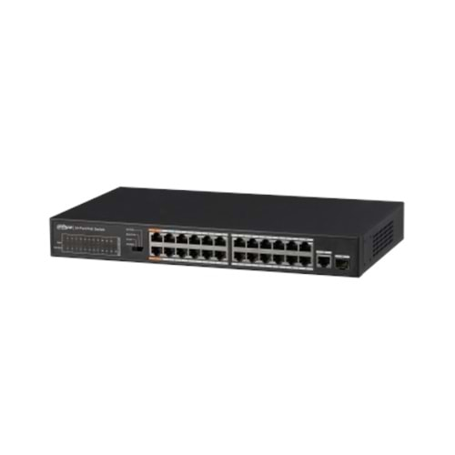 DAHUA PFS3125-24ET-190 24 PORT POE SWİTCH (24FE POE + 1GE KOMBO + 1GE SFP KOMBO TOPLAM 190W POE )