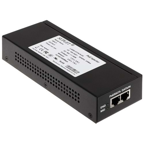 HİKVİSON LAS60-57CN-RJ45 Tek Port POE Güç Kaynağı (Midspan)