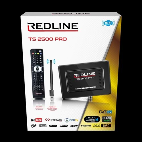 REDLINE TS 2500 HEVC HD UYDU ALICISI