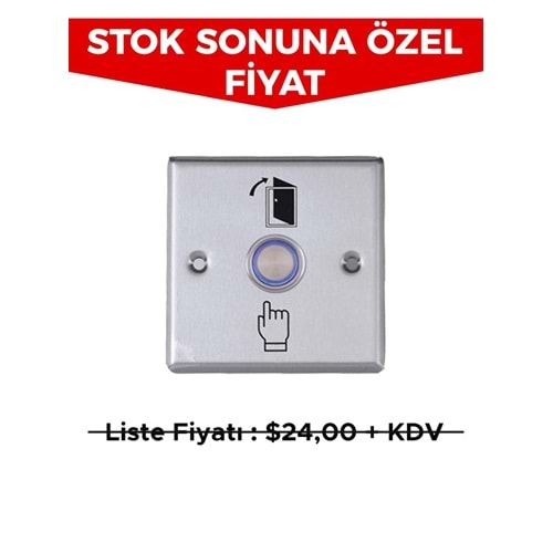 SW-80A ÇIKIŞ BUTONU METAL GÖSTERGE