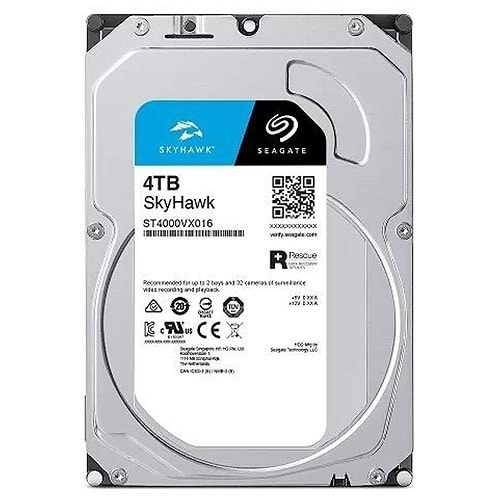Seagate Skyhawk (St4000vx016) 4tb 3.5 İnç 256mb 5900rpm Sata3 7/24 Güvenlik Harddisk