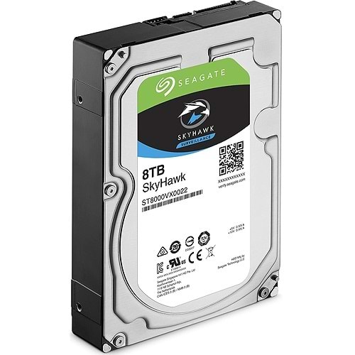 Seagate Skyhawk (St8000vx010) 8tb 5400rpm Sata3 256mb 7/24 Harddisk