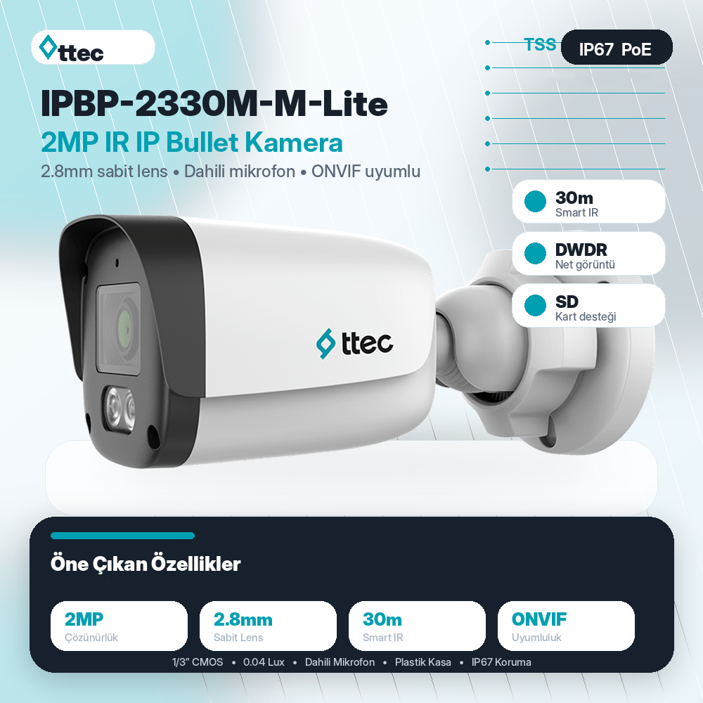 Hikvision 5'li İP Güvenlik Kamerası Seti, Mikrofonlu, Uzaktan İzleme, Gece Görüş