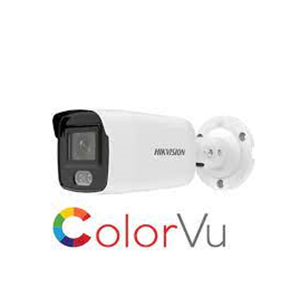 Hikvision DS-2CD2027G2-L 2MP 4mm CMOS 130dB WDR SVC, ROI, ColorVu Sabit IR Bullet Kamera - 40m H.265+