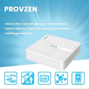 Provzen Hilook Güvenlik Kamerası Seti Dah-Mik Colorvu 5 Kamera