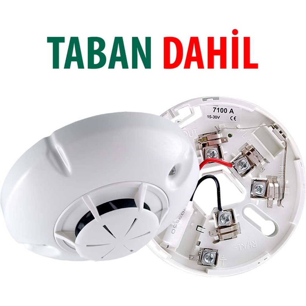 UNİPOS KONVANSİYONEL DUMAN DEDEKTÖRÜ + SOKET